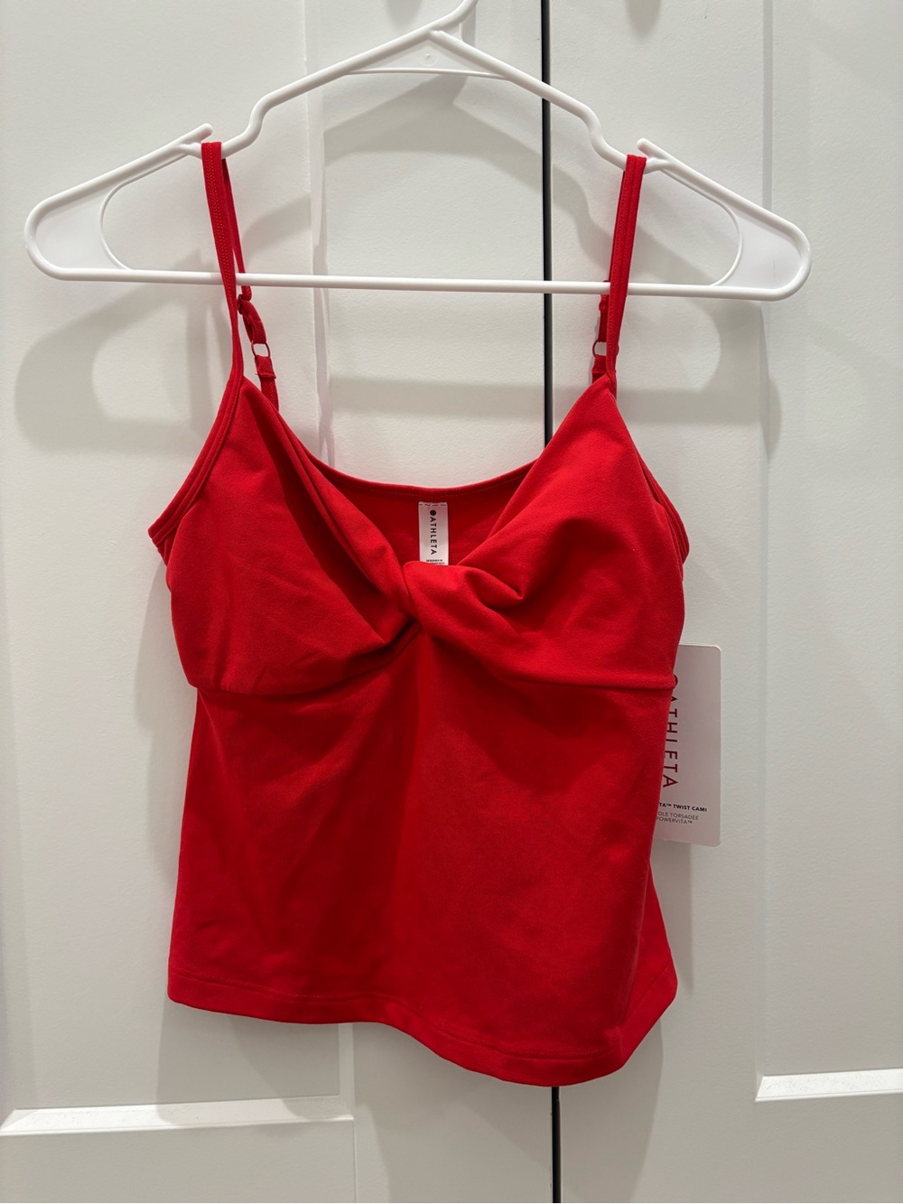 Athleta Bright Red Twist-Front Camisole